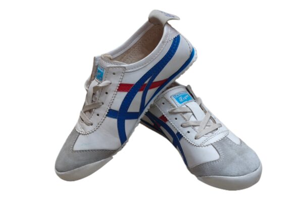 White/Blue/Red Classic Edition Shoes - Image 3