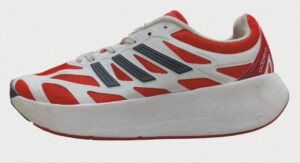 Adizero Red & White Running Shoes
