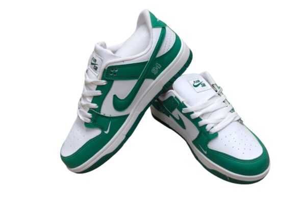 Dunk Low Green & White - Image 3