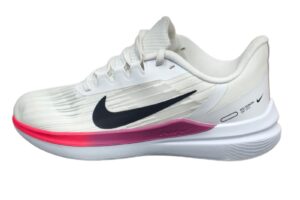 Air Winflo 9 Running Shoes (White/Pink Glow)